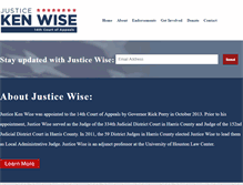 Tablet Screenshot of judgekenwise.com
